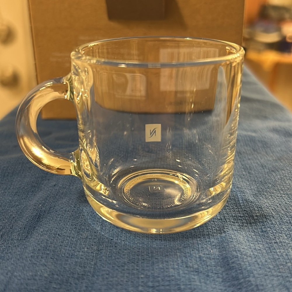 Nespresso Vertuo Glass Espresso Cup 2.5” Tall and Saucer 4.5” Diameter - Picture 6 of 14